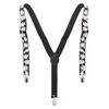 Zac's Alter Ego Ladies Adjustable 25mm Width Daisy Print Braces/Suspenders