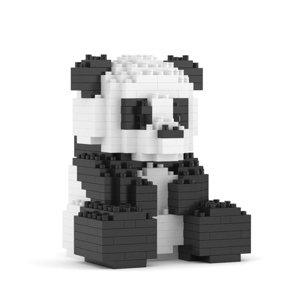 JEKCA Panda Mini 01S | Plastic Building Blocks | Age 14+