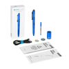 Olight Open Glow Blue Rechargeable Penlight, 120Lu LED, Green Laser, 2 Refills