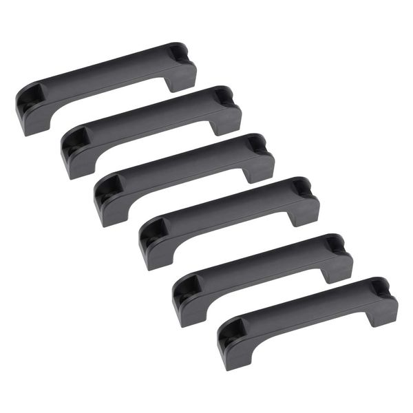 sourcing map Plastic Pull Handles 120mm Hole Centers Luggage Mechanical Equipment 6Pcs