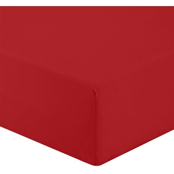 Gabel DiPiù Colore e Benessere Bottom Sheet, Percale 200x125x0.3 cm Amaranto