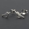 Touch Jewellery 925 Sterling Silver Tiny Bird Earrings
