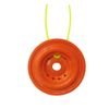 GRABOTE Universal Aluminum Trimmer Head String Trimmer Weedeater with 4-Wire for Echo - Orange