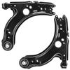8pc Front Lower Control Arm Ball Joint Tierod for 1999-2006 VW Golf Jetta Beetle