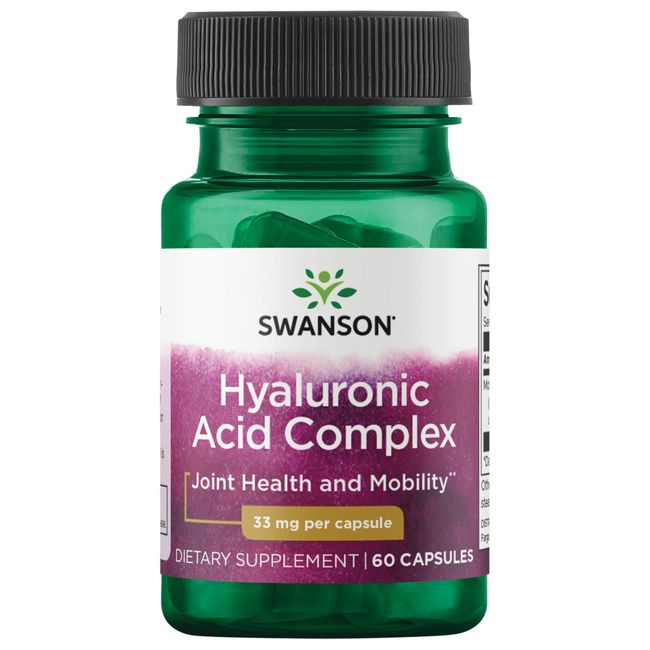 Swanson hyaluronic acid complex 33 mg 60 Capsules