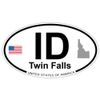 US Decal, Inc. Twin Falls, Idaho Oval Sticker