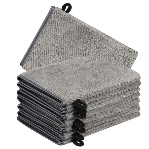 GRBAIN Microfibre Wash Cloth Children's Terry Cloth Wash Cloth Microfibre Face Wash Glove Children's Microfibre Towels Microfibre Towel Wash Cloth Baby Makeup Remover for Bathroom Spa