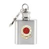 Football Single Shot Hip Flask Keyring Sunderland