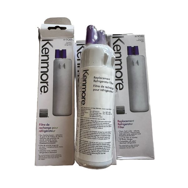 Kenmore 469081 Replacement Refrigerator Water Filter ( 3 Packs )