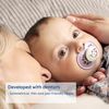 MAM Night Glow in the Dark Silicone Pacifier, Blue, 2-Count
