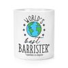 World's Best Barrister Makeup Brush Pencil Pot