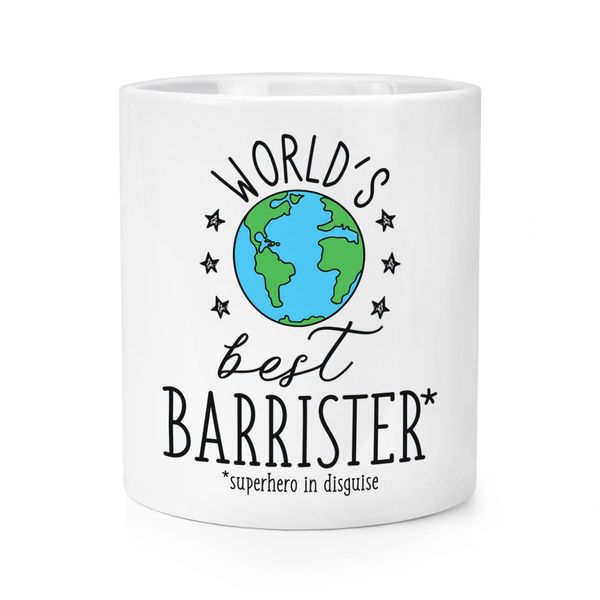 World's Best Barrister Makeup Brush Pencil Pot