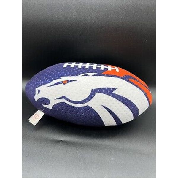 Denver Broncos Toy Football 12 Inches Plush By ty Excellent condition