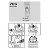 70S Series 7 Replacement Head for Braun Electric Foil Shaver, Compatible with Braun Series 7 790cc 760cc 750cc 720 799 797 (1 Pack)