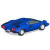 Aoshima Bunka Kyozai 1/32 The Snap Kit Series Lamborghini Countach LP400 Blue Color Coded Plastic Model 20-E