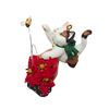 Hallmark 2002 MISCHIEVOUS KITTENS Ornament #4 in Series - CALICO CAT CHASING BUMBLEBEE