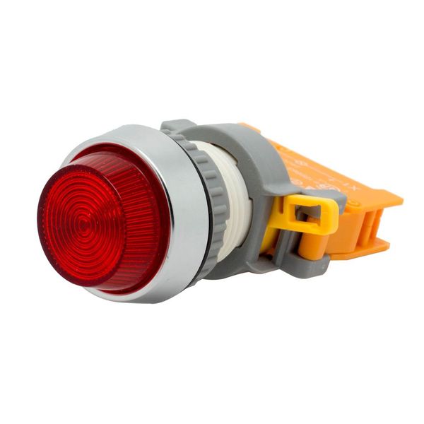 Alpinetech PLN-22A Red 22mm 24V AC/DC LED Pilot Panel Indicator Light