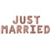Foil Balloons - Rose Gold - JUST MARRIED