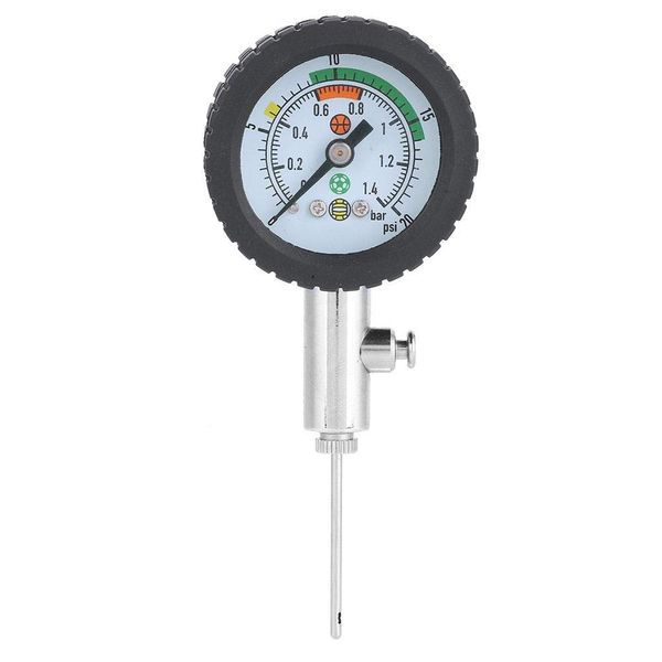 Alomejor Ball Pressure Gauge, High Precision, Easy Operation, Rugby, Soccer, Volleyball, Basketball Pressure Gauge, Air Pressure Gauge