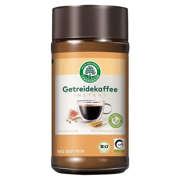 Lebensbaum Instant Coffee Grain Coffee Organic Caffeinated 3.5 oz (100 g)