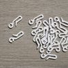 20 Shower Hooks, White