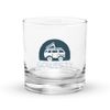 GoWesty Blue Rollyn Logo Vanagon Camper Van Inspired Rocks Glass