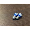 2 New Royal Blue Screw Base LED Lamp Light Bulbs 6v 6.3v 8v replace #40 #46 E10