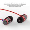 Soundmagic E10C In Ear Isolating Earphones with Microphone - Black/Red