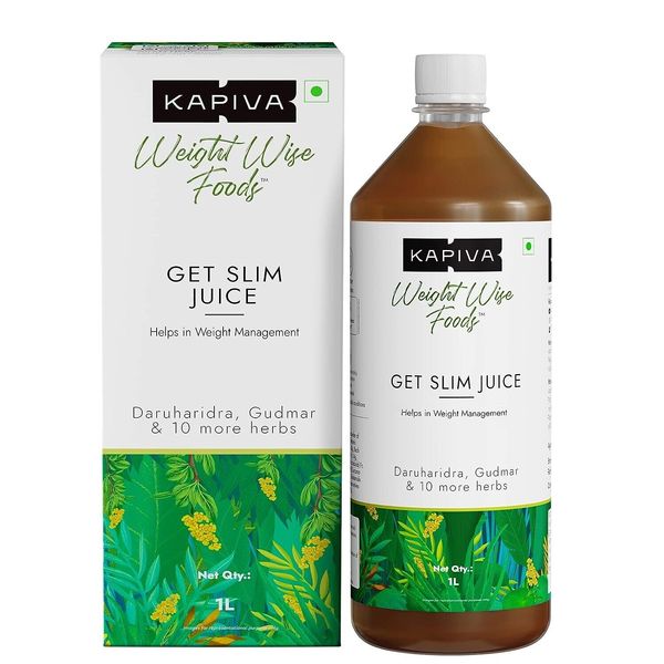 Kapiva Get Slim Juice | Healthy Weight Management Through 12 Ayurvedic Herbs 1L