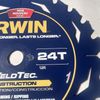 Irwin 24035 Weldtec 7-1/4" x 24 Carbide Tooth Circular Saw Blade
