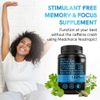 11-in-1 Nootropic Brain Supplements Memory & Focus Supplement with Ginkgo Bi...