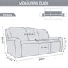 TAOCOCO Recliner Sofa Covers 8-Pieces Stretch Large Couch Covers for 3 Seats ...