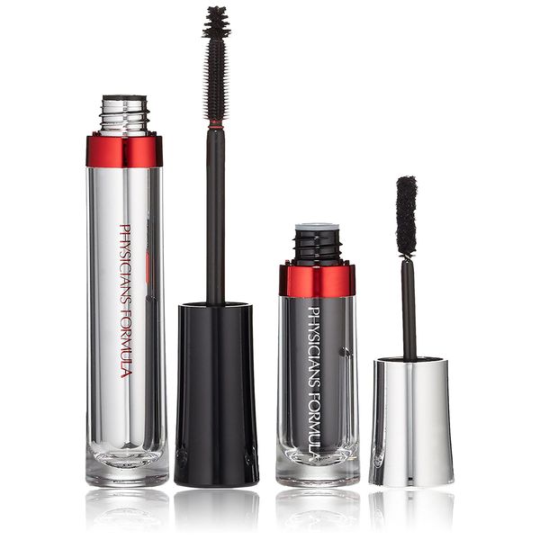 Physicians Formula Eye Booster Volumizing and Lengthening Mascara Instant Doll Lash Extension Kit, Ultra Black, Hypoallergenic, Dermatologist Tested, Clinically Tested, Cruelty Free