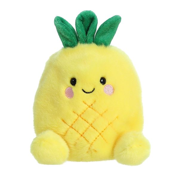 Aurora® Adorable Palm Pals™ Perky Pineapple™ Stuffed Animal - Pocket-Sized Play - Collectable Fun - Yellow 5 Inches