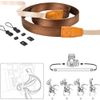 Samcos Camera Shoulder Neck Adjustable Length Camera Strap for SLR Compact Cameras and Digital Cameras, coffee