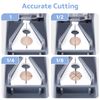 Fullicon V-Shape Pill Holder & Splitter for Small Pills & Tablets, All Shapes, Two Large Boxes Included