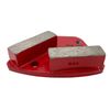 6 Pack Trapezoidal Grinding Disc Pads For Concrete Grinders Soft Bond 60 Grit