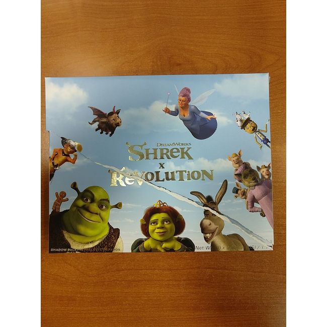 Shrek x Revolution Happily Ever After Shadow Palette NEW *DAMG OUTER BOX*  9C