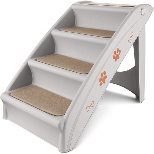 Foldable Stairs for Pets,Dogs,Cats Portable Steps Collapsible Lightweight Ladder