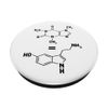 Caffeine Equals Serotonin Molecule Dopamine Structure PopSockets with Interchangeable PopGrip