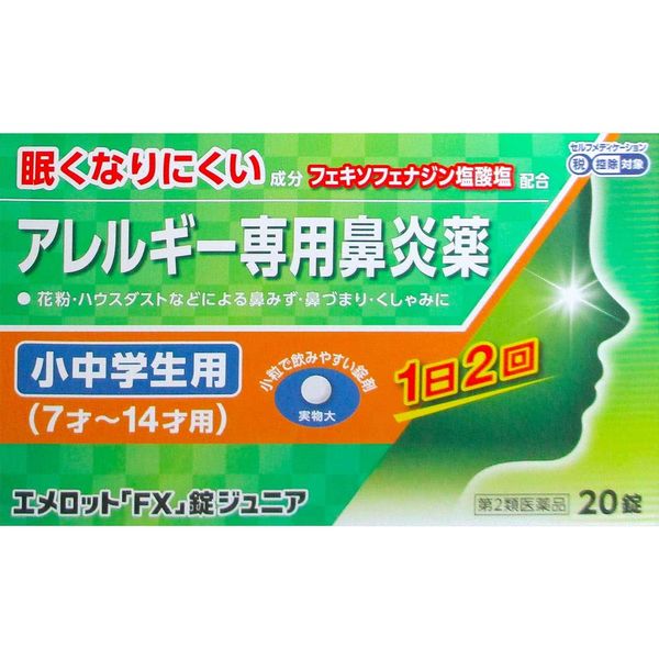 【第2類医薬品】エメロット「FX」錠ジュニア 20錠 ×3