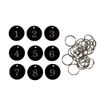Sourcemall Acrylic Numbered Tags with Key Ring (1-50)