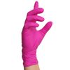 Nitrilhandschuhe Pink Magenta, Einmalhandschuhe, 100 Stück (L)