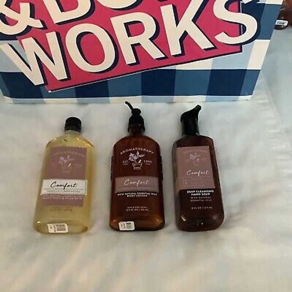Bath & Body Works Aromatherapy COMFORT Body Wash Foam Bath Body Lotion Hand Soap