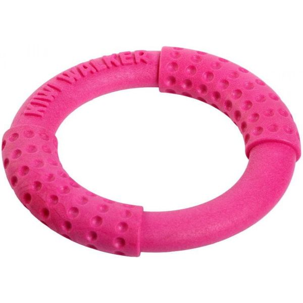 KIWI WALKER Dog Toy Made of TPR Pink Ring for Dogs and Puppies Sold by DOGSNCATS..