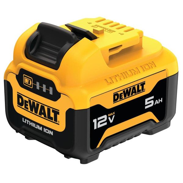 DEWALT 12V MAX 5Ah Battery, Lithium-Ion, 2-Pack (DCB126-2)