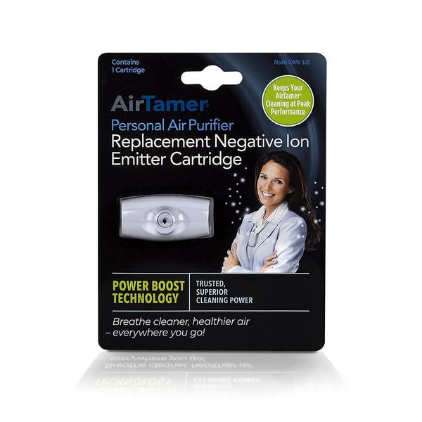 AirTamer Personal Air Purifier Replacement Negative Ion Emitter Cartridge - Made for AirTamer Model A320W (White)