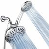 AquaDance® Multi-Setting Chrome Rainfall Shower Head Combo