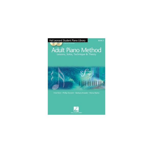 [预定]Adult Piano Method, Book 2: Lessons, Solos, Technique & Theory [With 2 CDs]