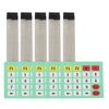 HALJIA 5 PCS 4 x 5 Matrix Array Keypad Keyboard 20 Key Membrane Switch Compatible with Arduino